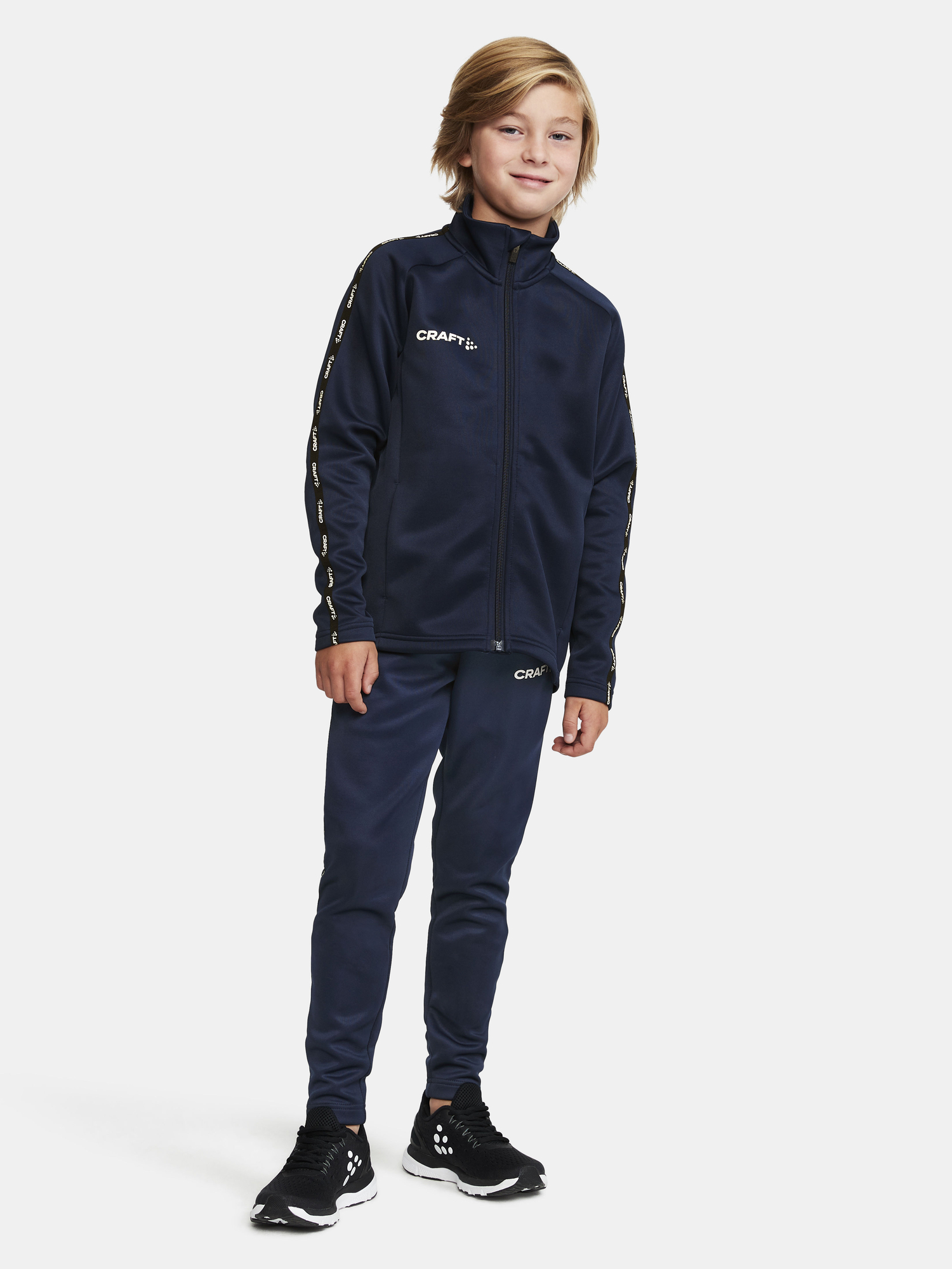 Craft Squad 2.0 Full Zip Jr Navy - Billede 8