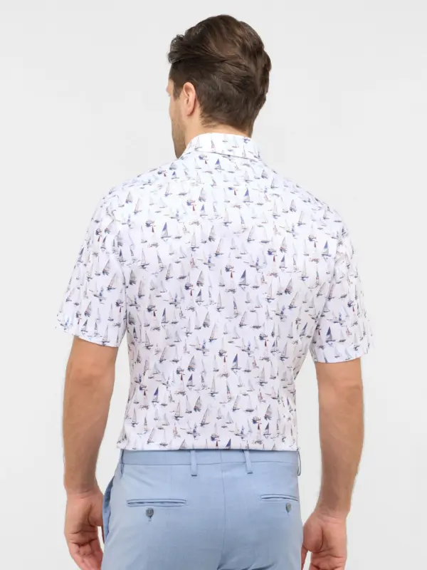 Eterna Twill Skjorte 1377_14C18K Blue