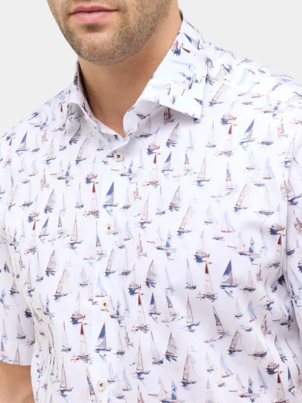 Eterna Twill Skjorte 1377_14C18K Blue