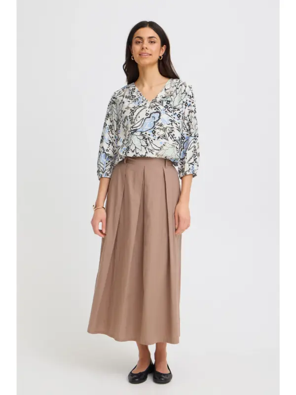 Fransa FRARIANA BL 6 Bluse FEMI BOUQUET GRAY MORN