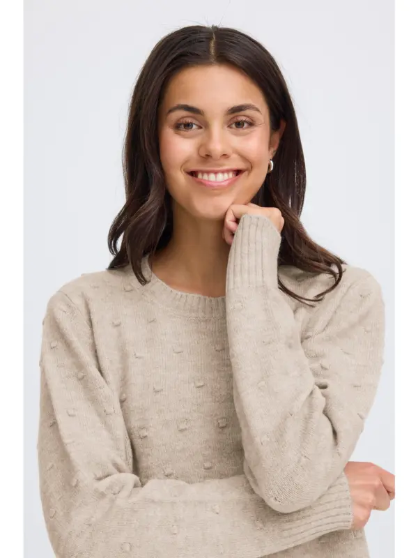 Fransa FRELISE PU 2 Pullover MOON ROCK MELANGE