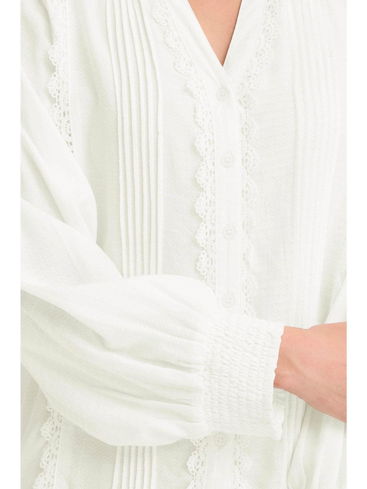 Fransa FRHIDA SH 1 Skjorte Blanc de Blanc