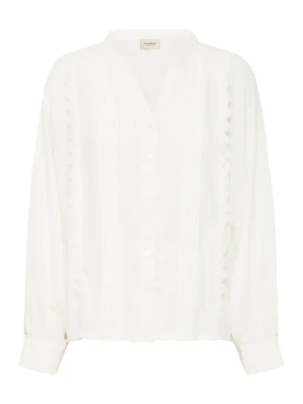 Fransa FRHIDA SH 1 Skjorte Blanc de Blanc