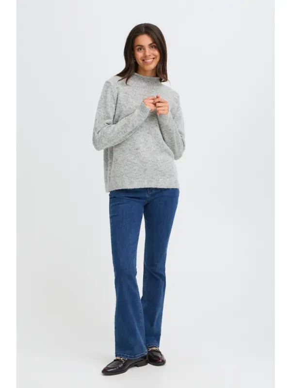 Fransa FRJAMIE PU 1 Pullover DARK OLIVE MULTI