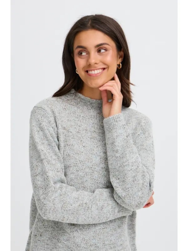 Fransa FRJAMIE PU 1 Pullover DARK OLIVE MULTI