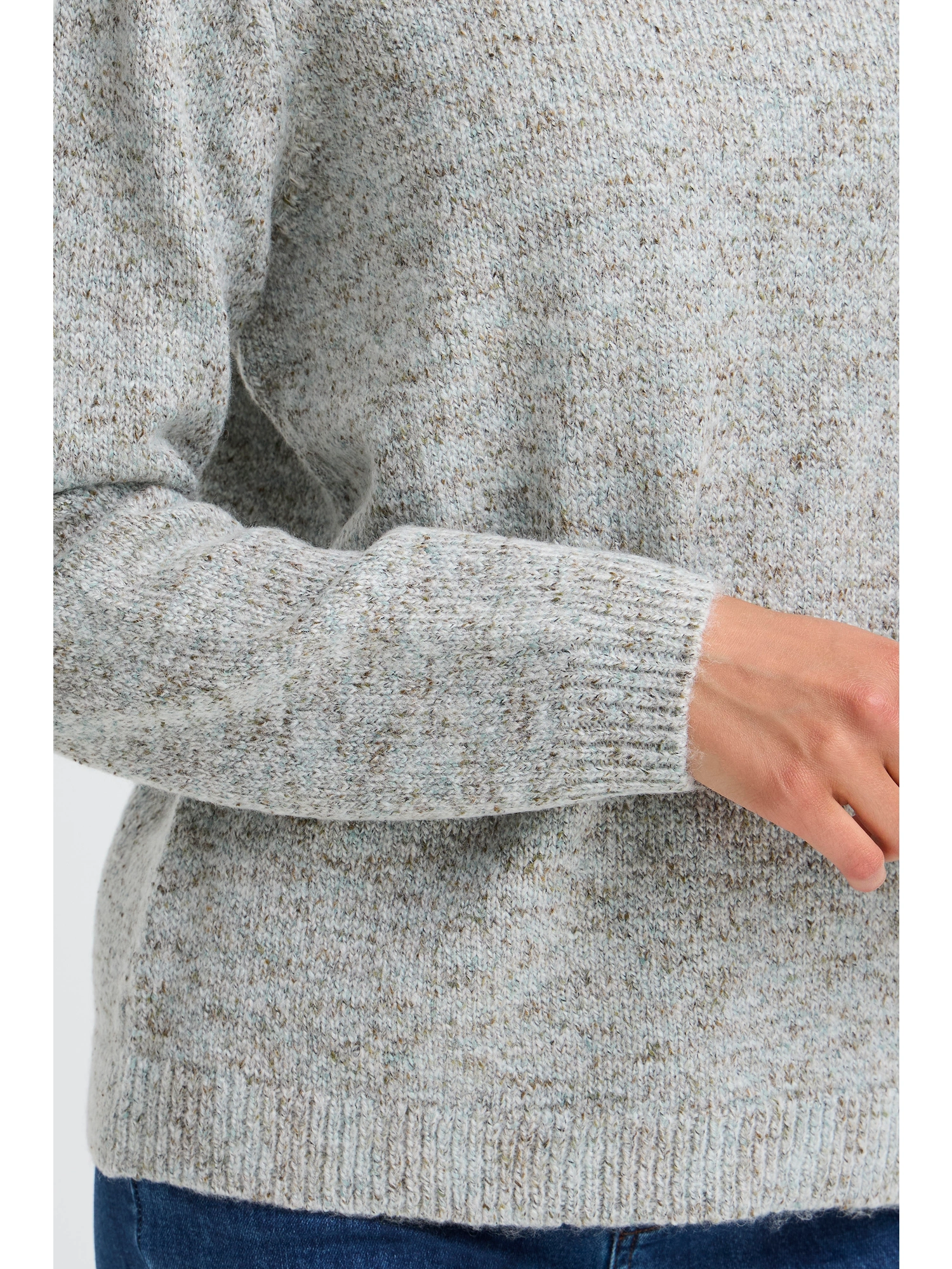 Fransa FRJAMIE PU 1 Pullover DARK OLIVE MULTI