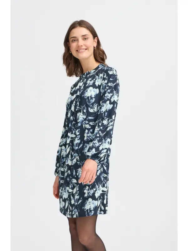 Fransa FRSEEN DR 12 Kjole DIS FLORAL SMALL NIGHTSKY