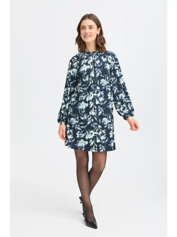 Fransa FRSEEN DR 12 Kjole DIS FLORAL SMALL NIGHTSKY