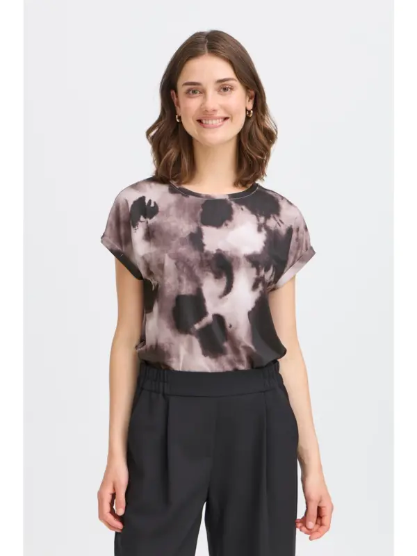 Fransa FRSEEN TEE 1 T-shirt PUMICESTONE GHOST