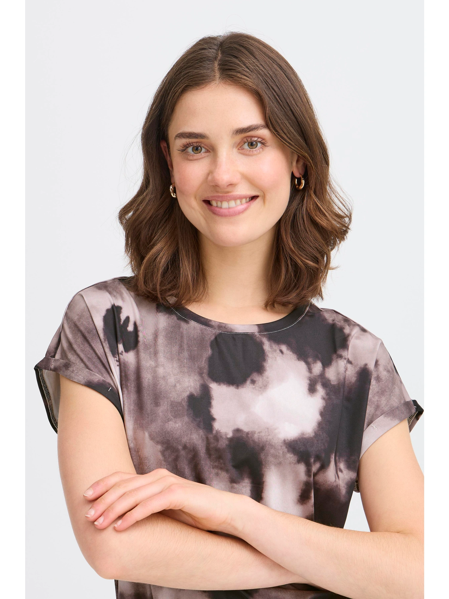 Fransa FRSEEN TEE 1 T-shirt PUMICESTONE GHOST