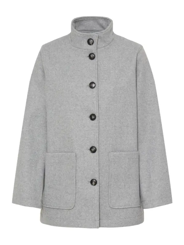 Fransa FRWILLA JA 1 Jakke Light Grey Melange