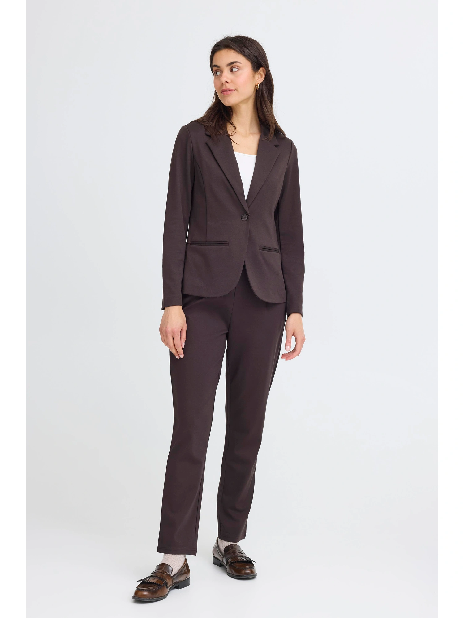 Fransa FRZABLAZER 2 BLAZER Blazer Chocolate Torte