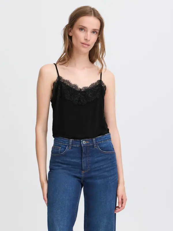 ICHI IHLIKE TO2 Top Black