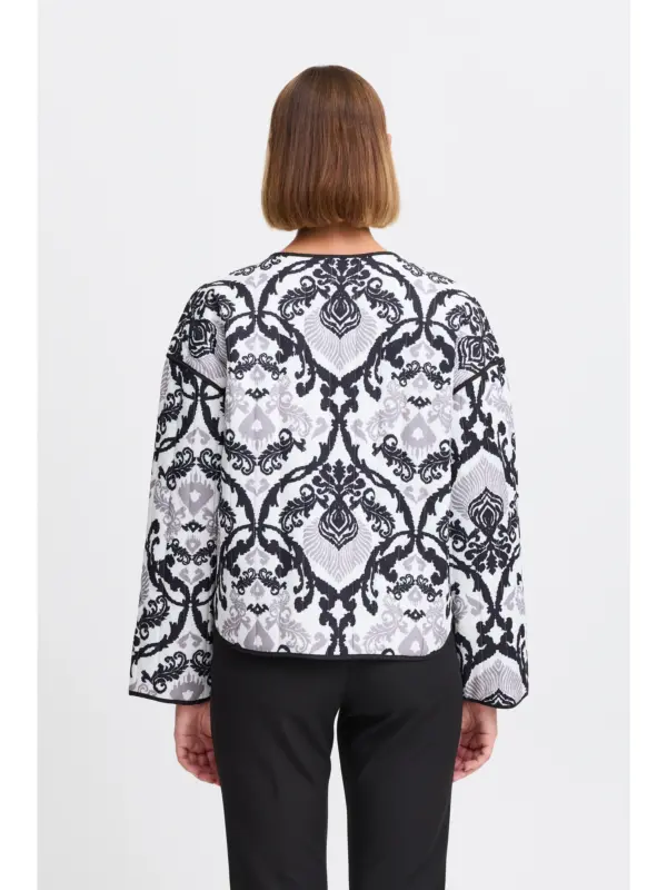 ICHI IXMALINI JA Jakke Black Paisley