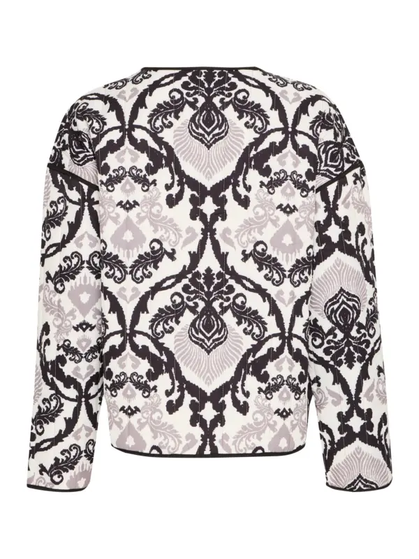 ICHI IXMALINI JA Jakke Black Paisley