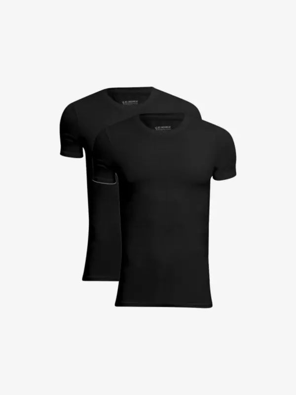 JBS 2-pack O-neck Bamboo T-shirt Black