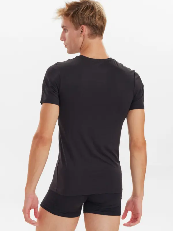 JBS 2-pack O-neck Bamboo T-shirt Black