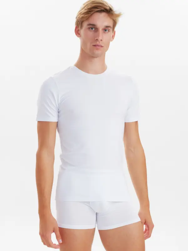 JBS 2-pack O-neck Bamboo T-shirt White