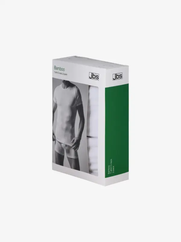 JBS 2-pack O-neck Bamboo T-shirt White