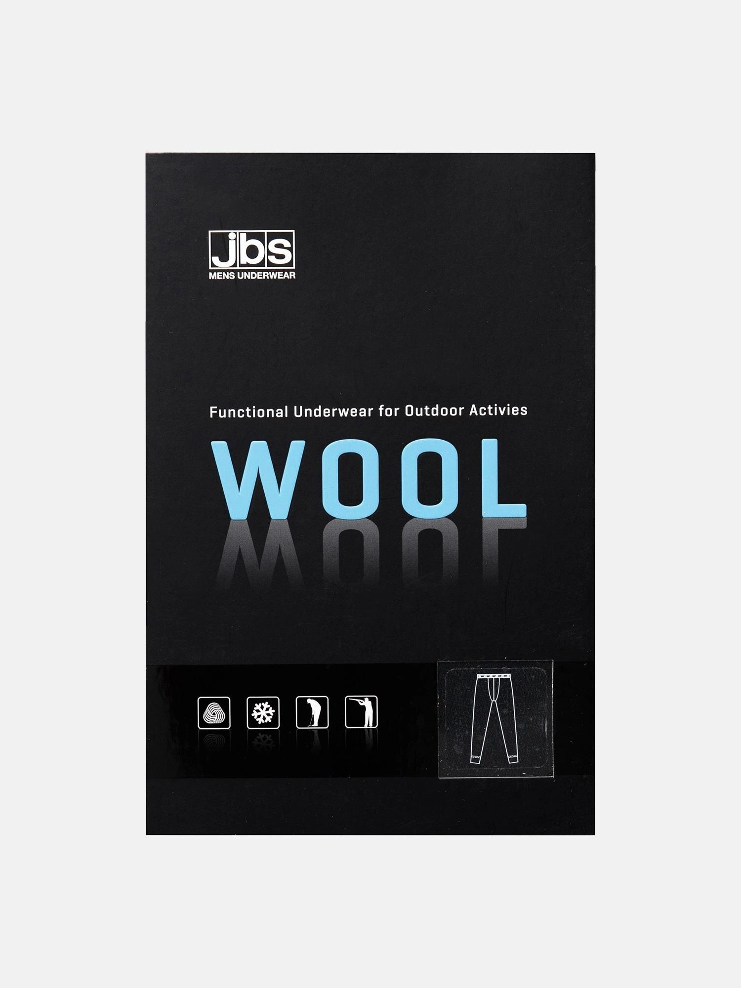 JBS Long Johns Wool Black
