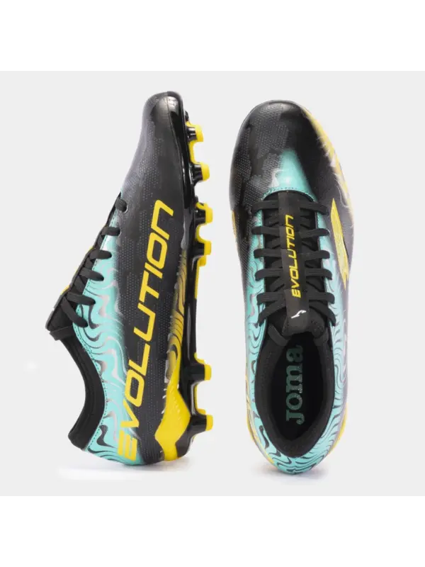 JOMA EVOLUTION 2401 BLACK GOLD FIRM GROUND Fodboldstøvler