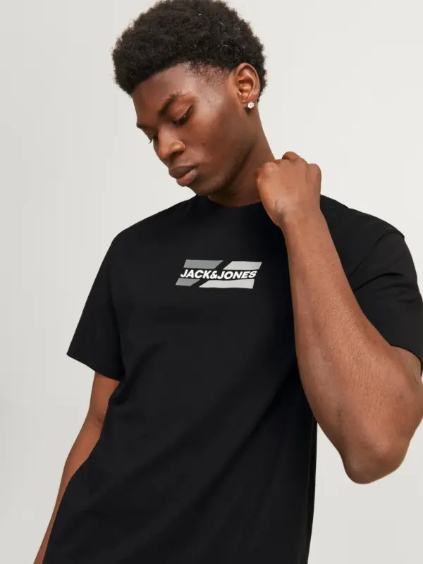 Jack & Jones JJCORP GRAPHIC T-shirt Black