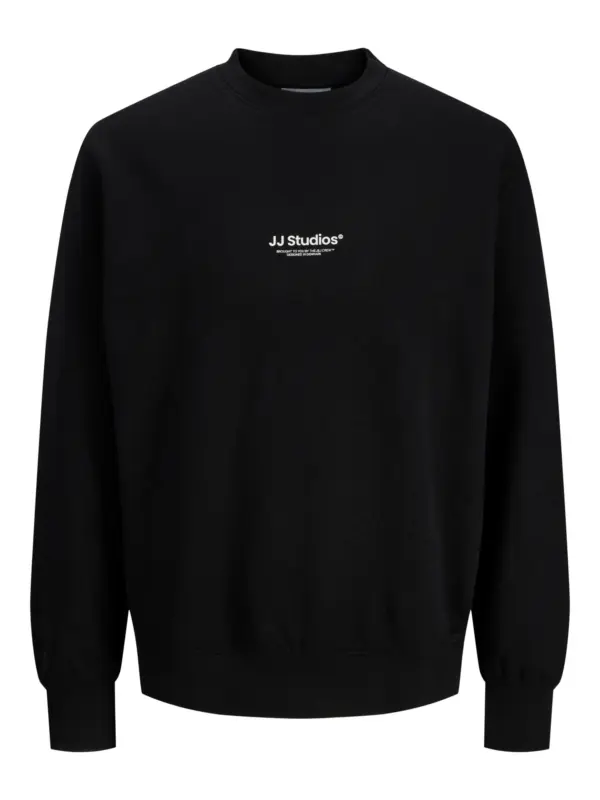 Jack & Jones JJESOHO SWEAT CREW NECK Sweatshirt Black