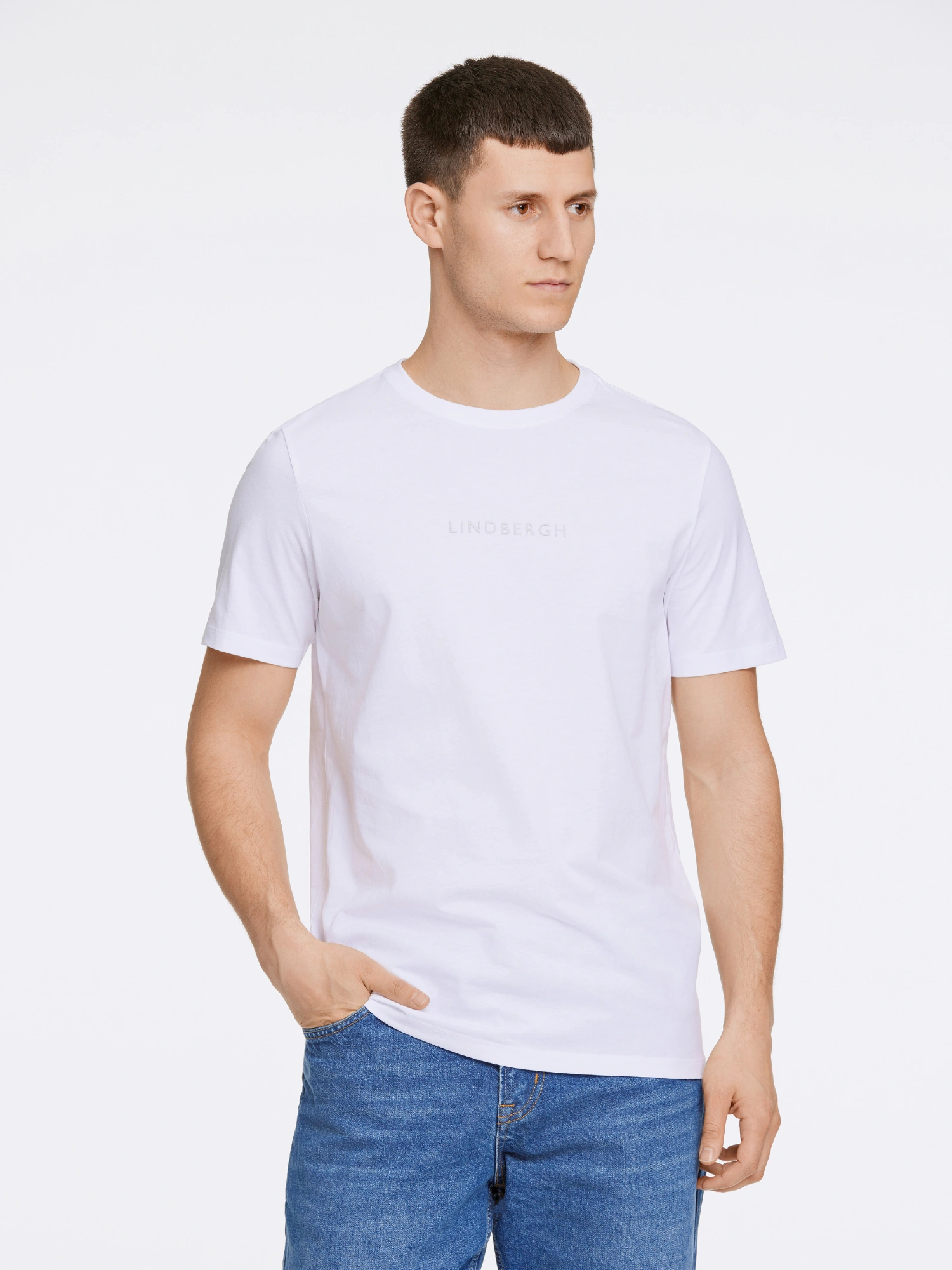 Lindbergh Print T-shirt WHITE 424