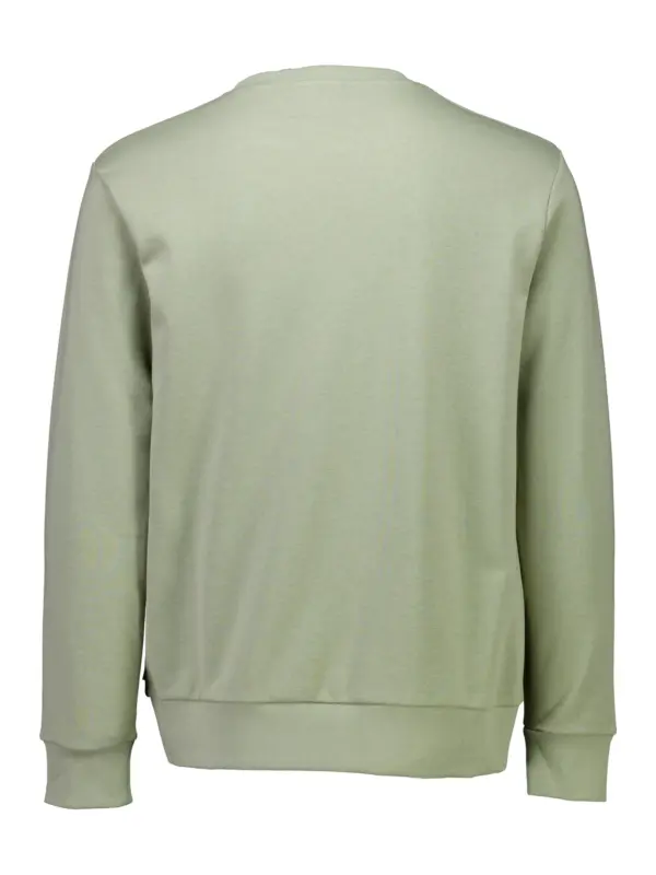 Lindbergh Logo Chest Print O-neck Sweat DUSTY OLIVE