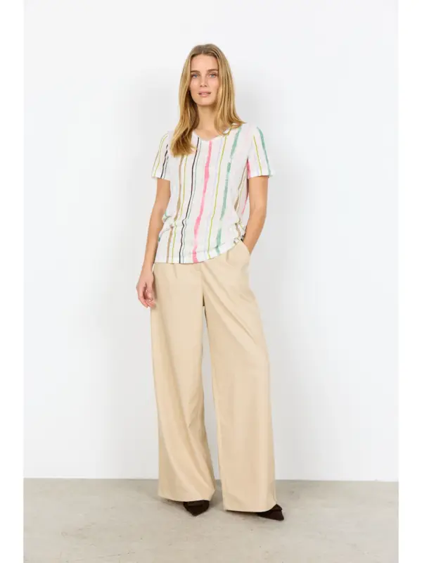 Soyaconcept SC-ARETHA 44 T-shirt FROSTY SPRUCE COMBI