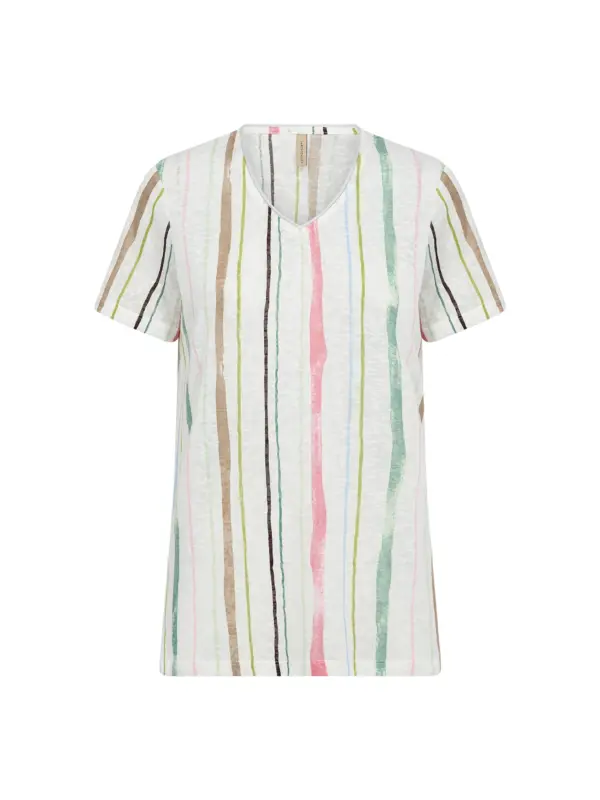 Soyaconcept SC-ARETHA 44 T-shirt FROSTY SPRUCE COMBI