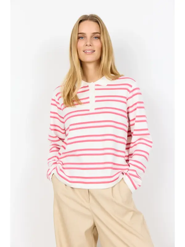 Soyaconcept SC-BARNI 51 Pullover RAPTURE ROSE COMBI
