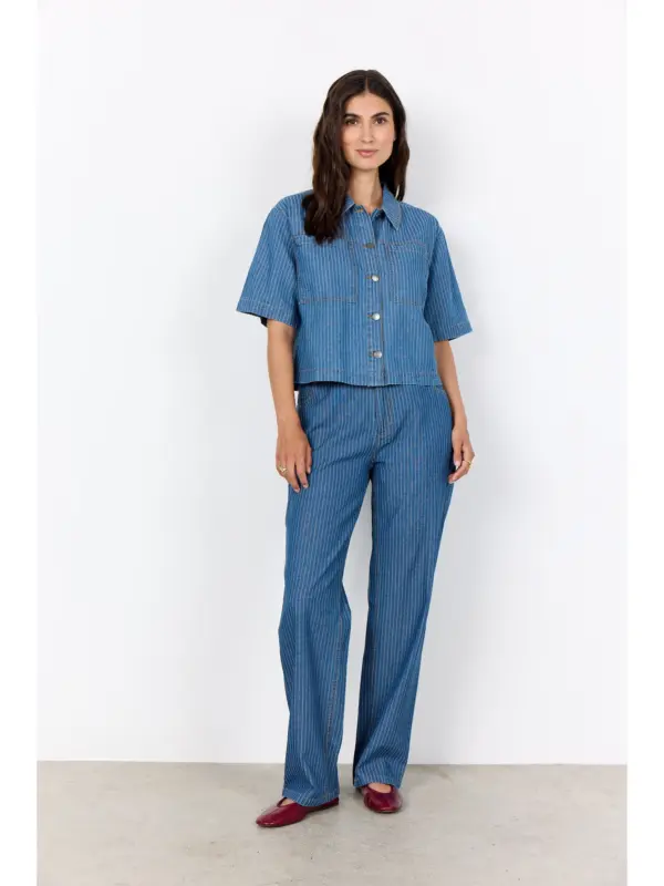 Soyaconcept SC-CAISHO 1 Skjorte MOONLIGHT BLUE DENIM