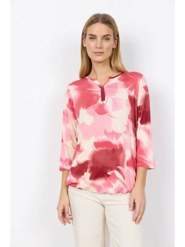 Soyaconcept SC-MARICA AOP 351 Bluse RAPTURE ROSE COMBI