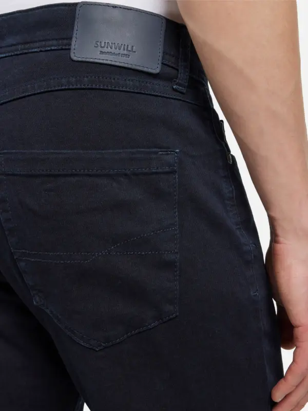 Sunwill Super Stretch Jeans Dark Navy