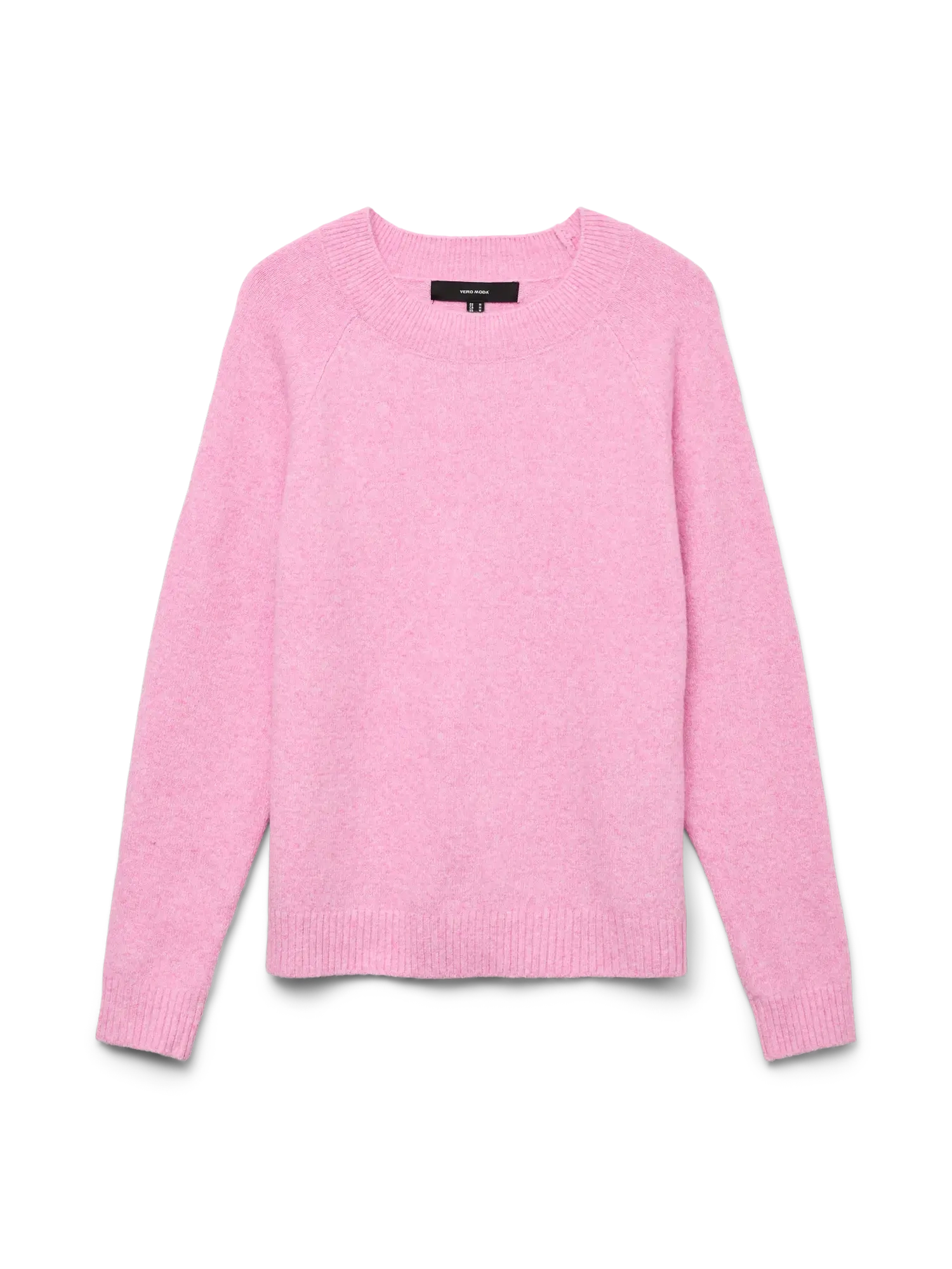VERO MODA VMDOFFY Pullover Fuchsia Pink MELANGE