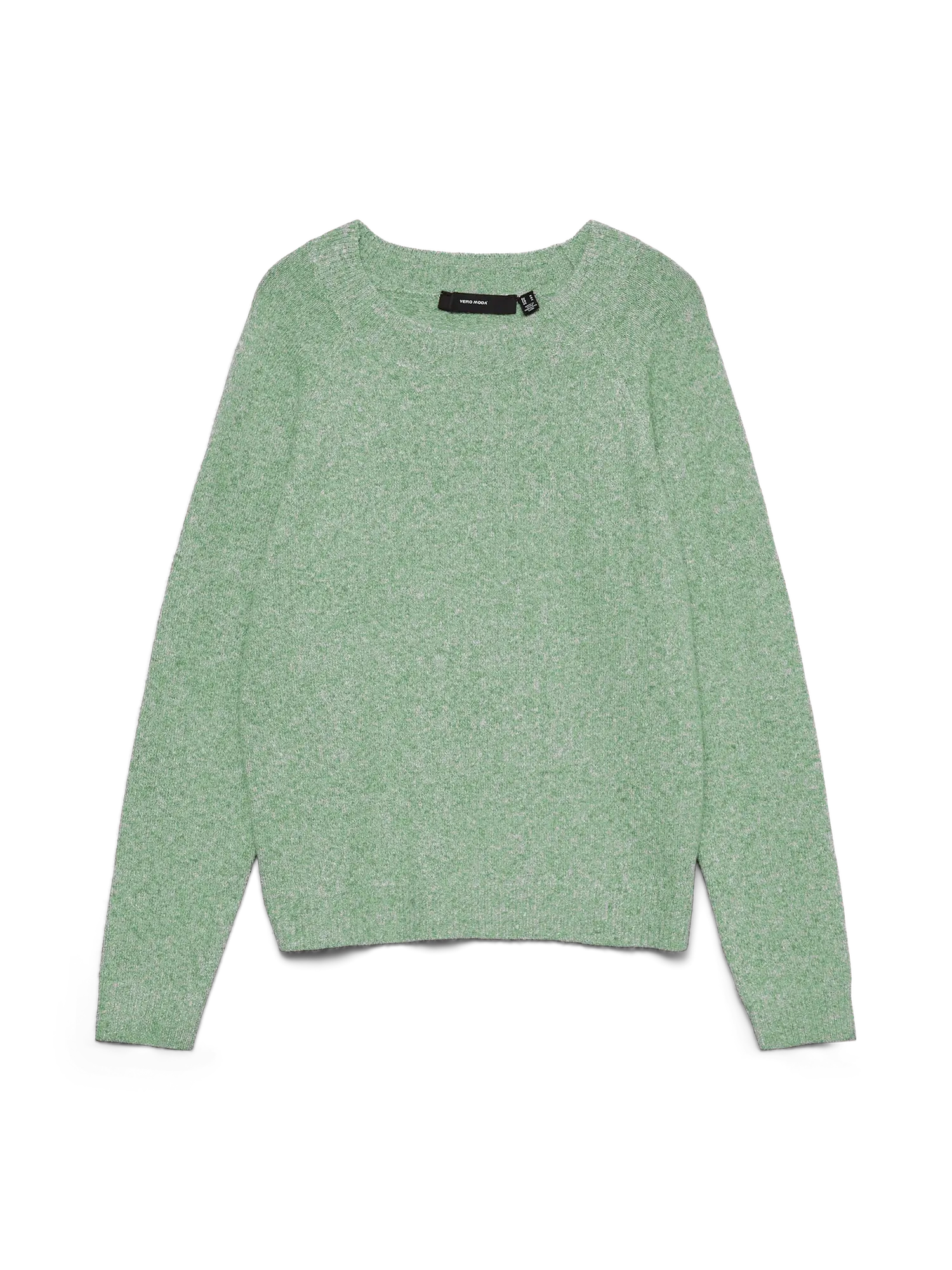 VERO MODA VMDOFFY Pullover Mistletoe W. WHITE MELANGE