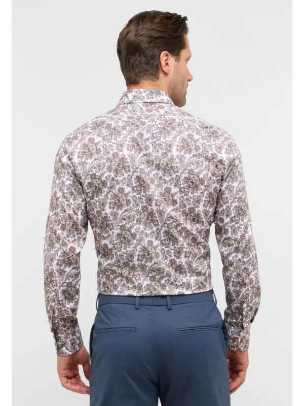 Eterna Modern fit Skjorte 1217/X669 Beige