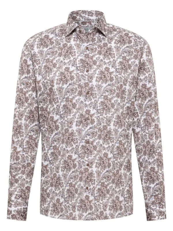 Eterna Modern fit Skjorte 1217/X669 Beige