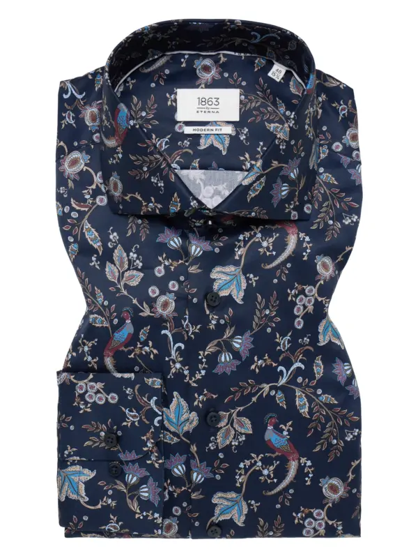 Eterna Modern fit Skjorte 1220/X682 Navy
