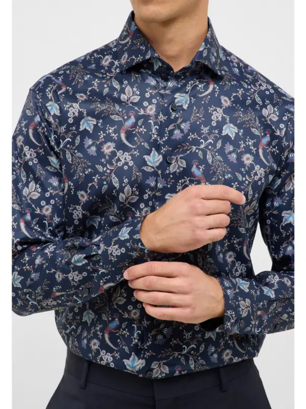 Eterna Modern fit Skjorte 1220/X682 Navy