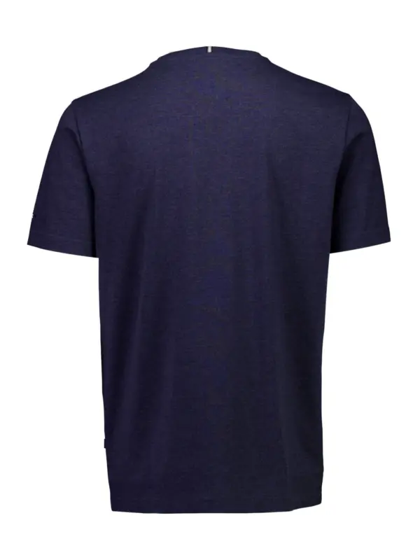 Bison O-neck Print PLUS T-shirt NAVY MEL