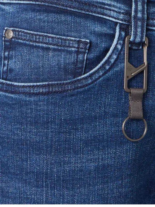 CASAMODA Steve Denim Shorts Dress Blue