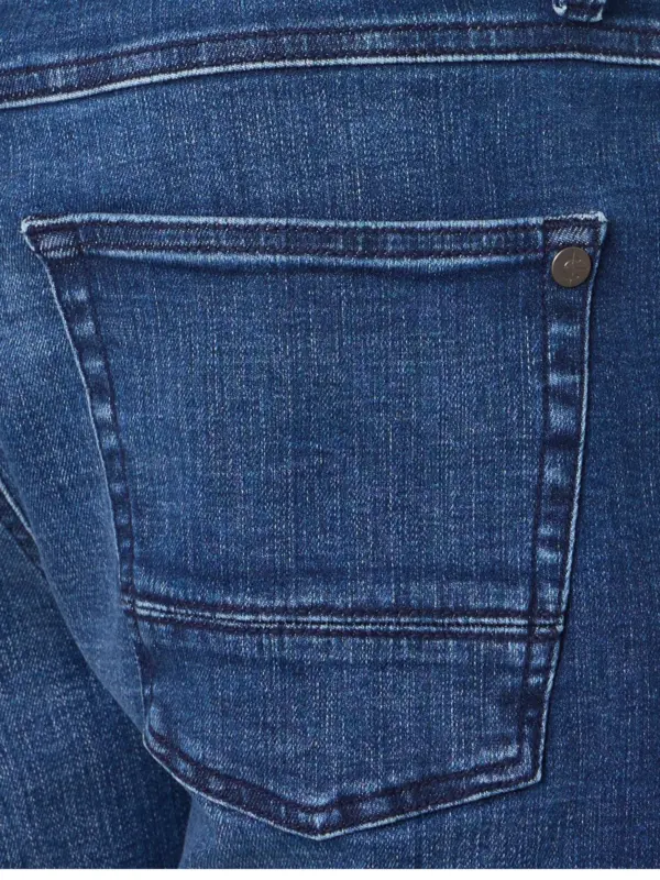 CASAMODA Steve Denim Shorts Dress Blue