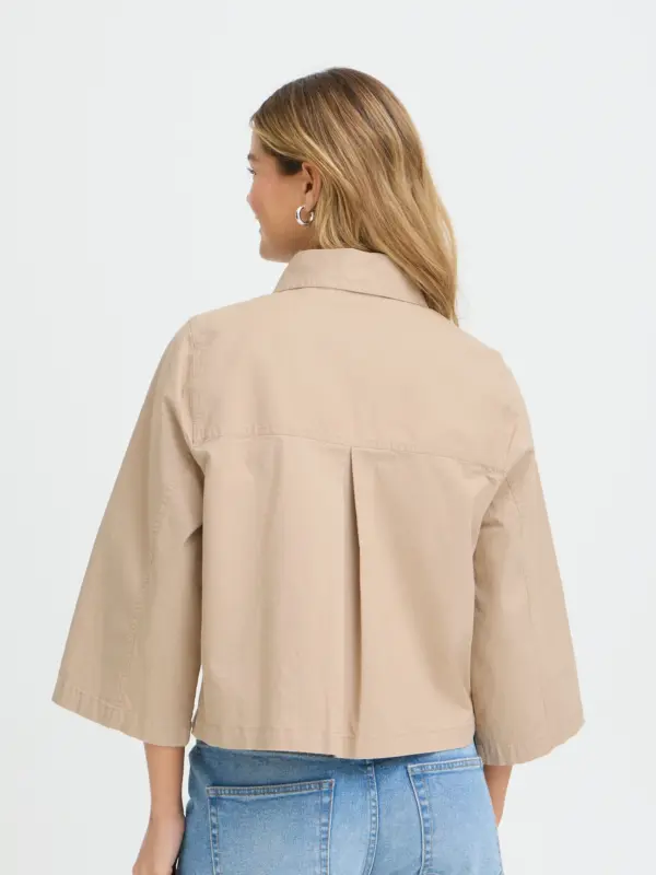 Fransa FRABILENE SH 1 Skjorte SAVANNAH TAN