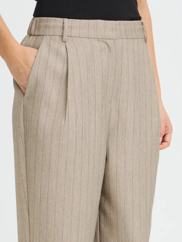 Fransa FRALEX PA 1 Buks GRAY MORN MELANGE PINSTRIPE