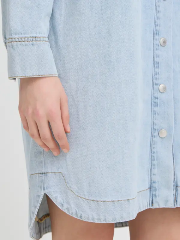 Fransa FRLISE DR 1 Denim Kjole Light blue denim