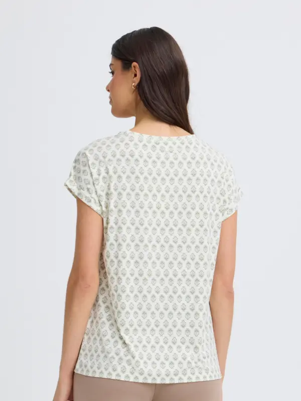 Fransa FRSEEN TEE 1 T-shirt WHISPER SAGE WILD LOOM