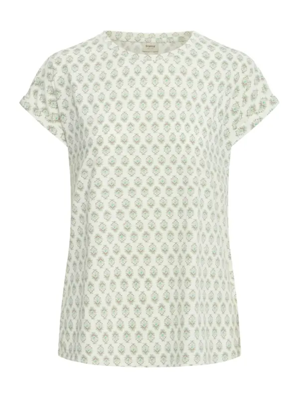 Fransa FRSEEN TEE 1 T-shirt WHISPER SAGE WILD LOOM