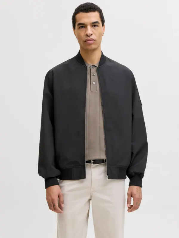 Jack & Jones JPRBLAASPEN BOMBER JACKET LN Black